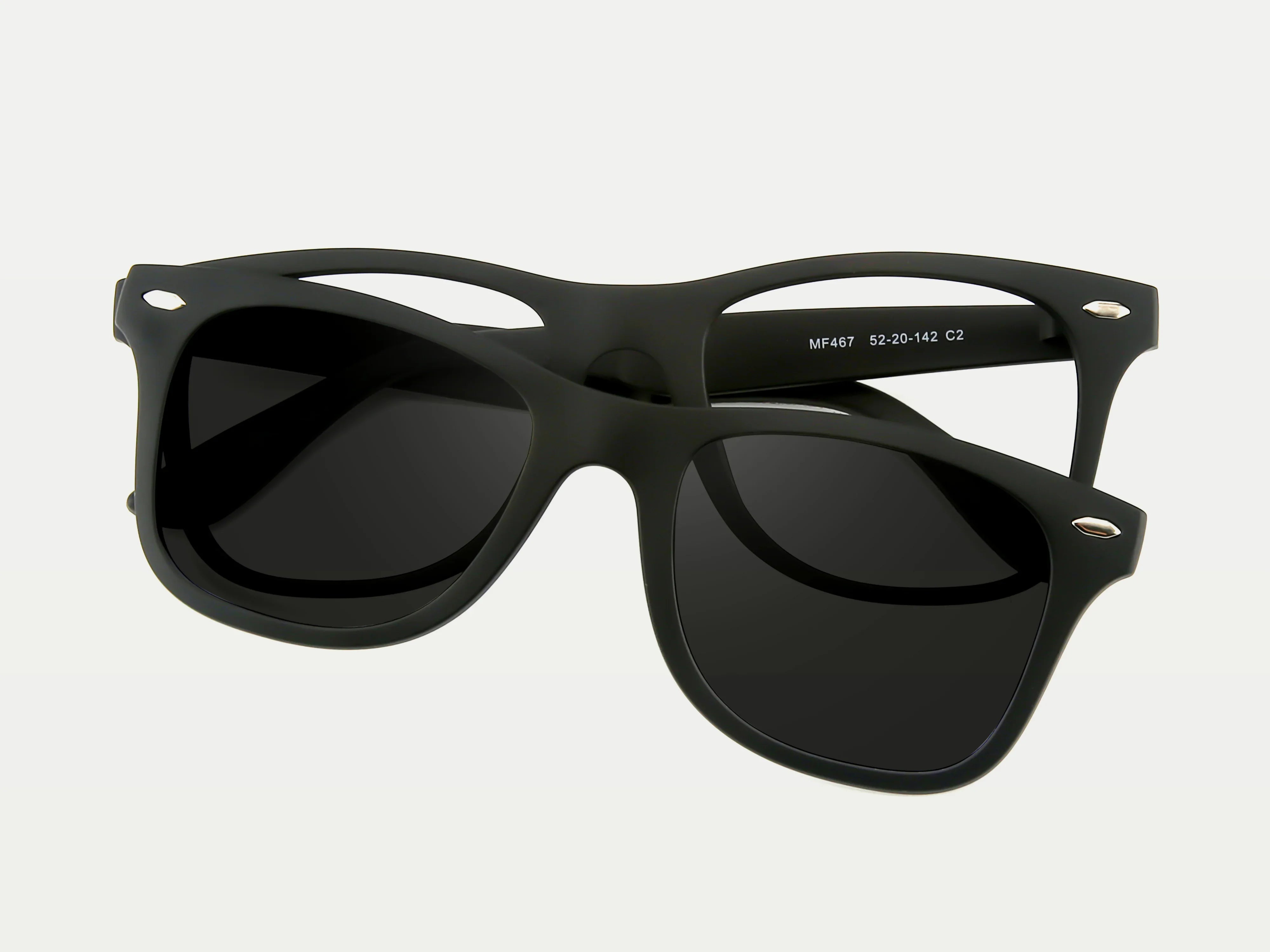 @___photo96 Chester TR90 Aviator Stylish Magnetic Clip-on Eyeglasses