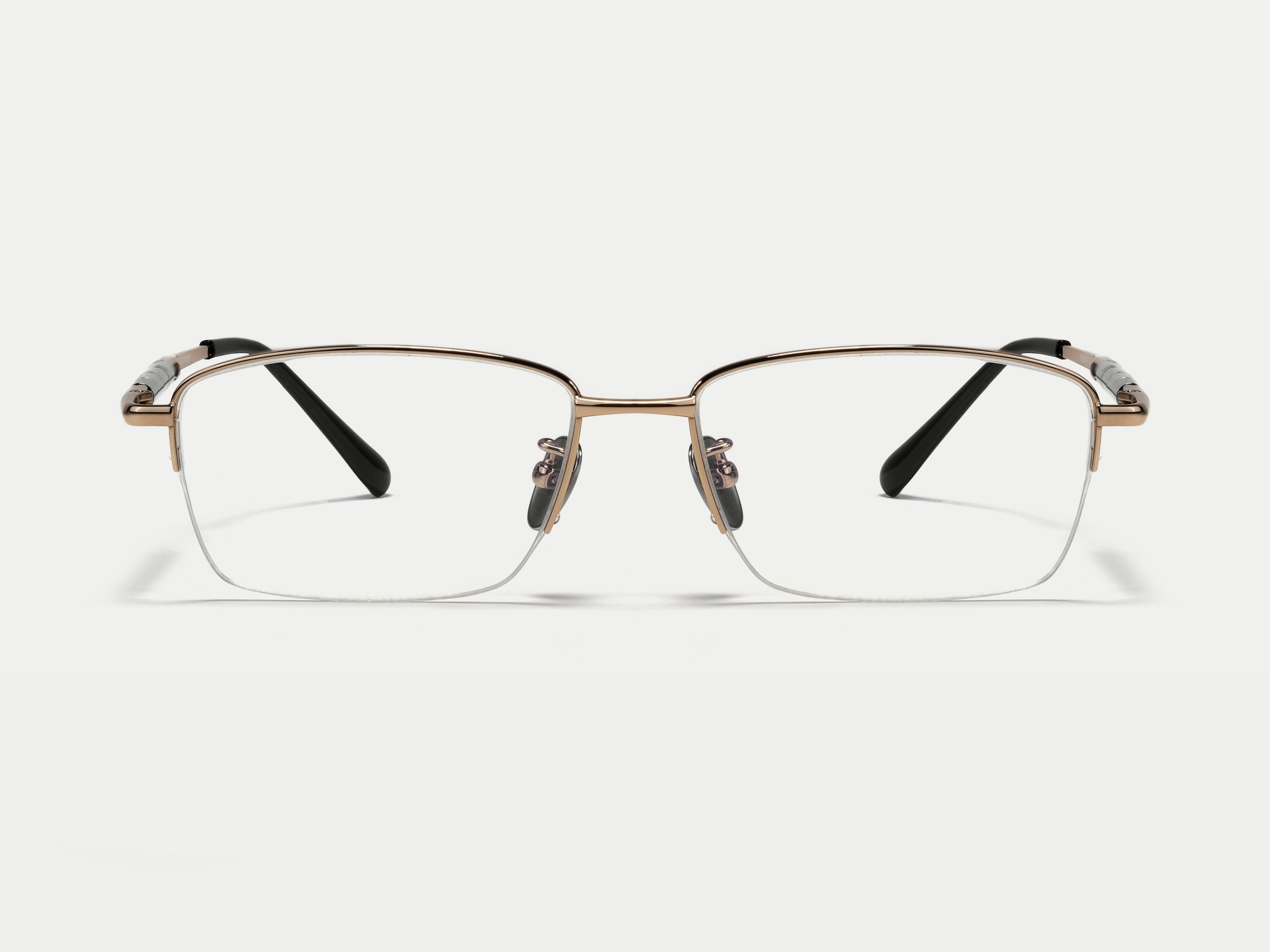Titanium semi rimless eyeglasses cheap