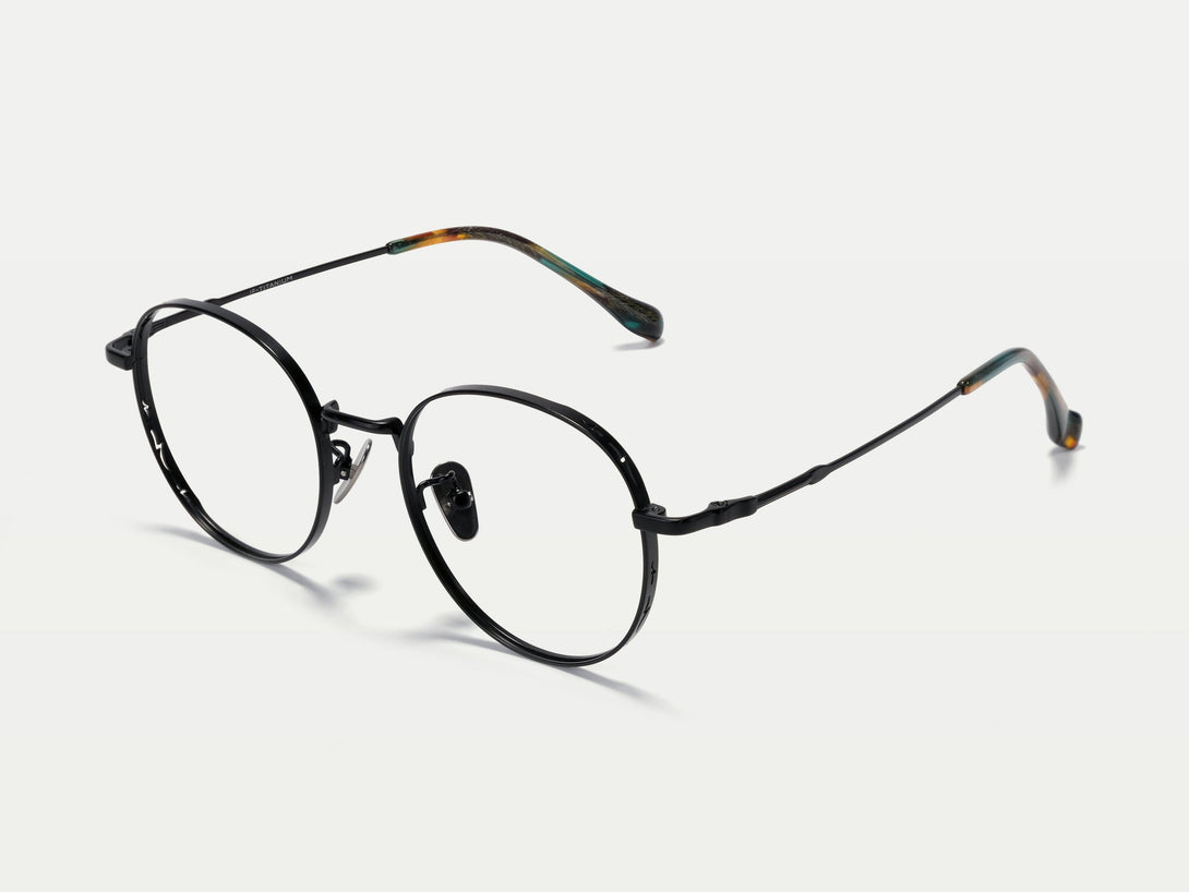 Sicily | Retro-Chic Full-rim Titanium Round Eyeglasses