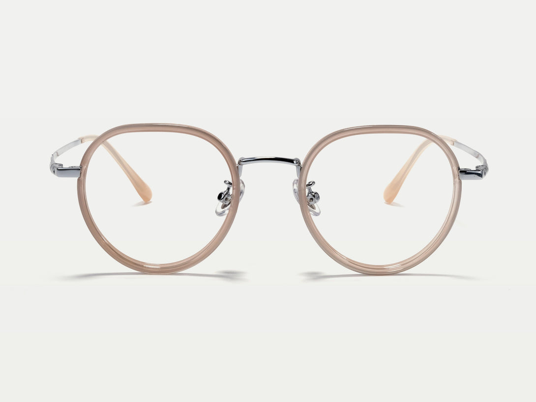 Cindy | Stylish  Lightweight Acetate & Titanium Oval Eyeglasses