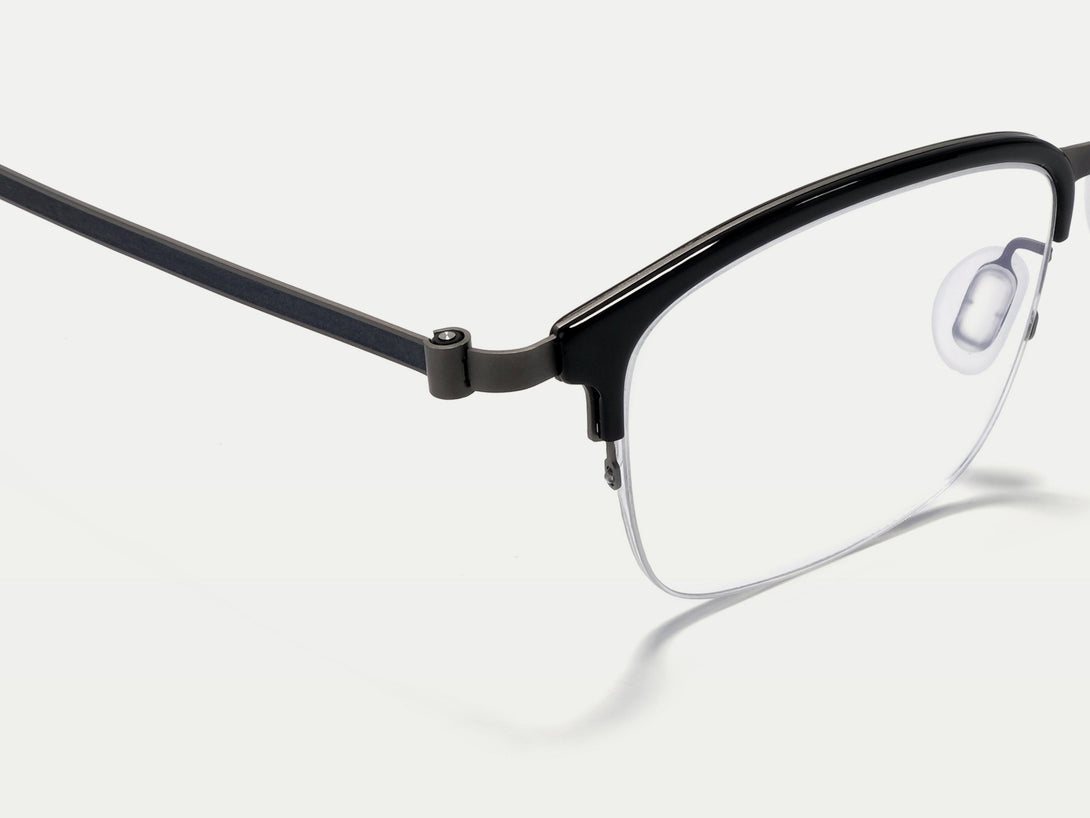 Parker | Superlight Semi-Rimless Screwless Eyeglasses