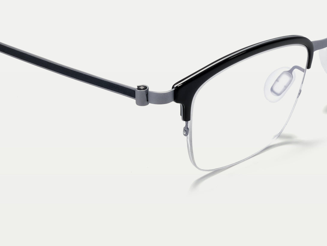 Parker | Superlight Semi-Rimless Screwless Eyeglasses