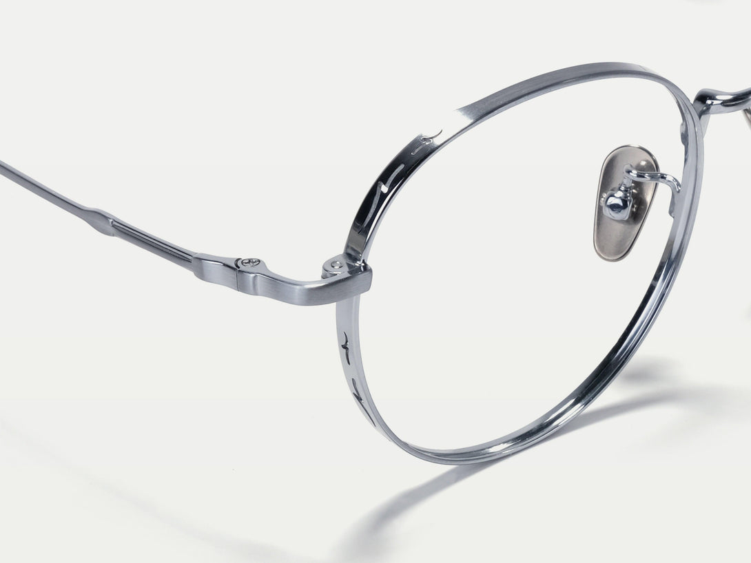 Sicily | Retro-Chic Full-rim Titanium Round Eyeglasses