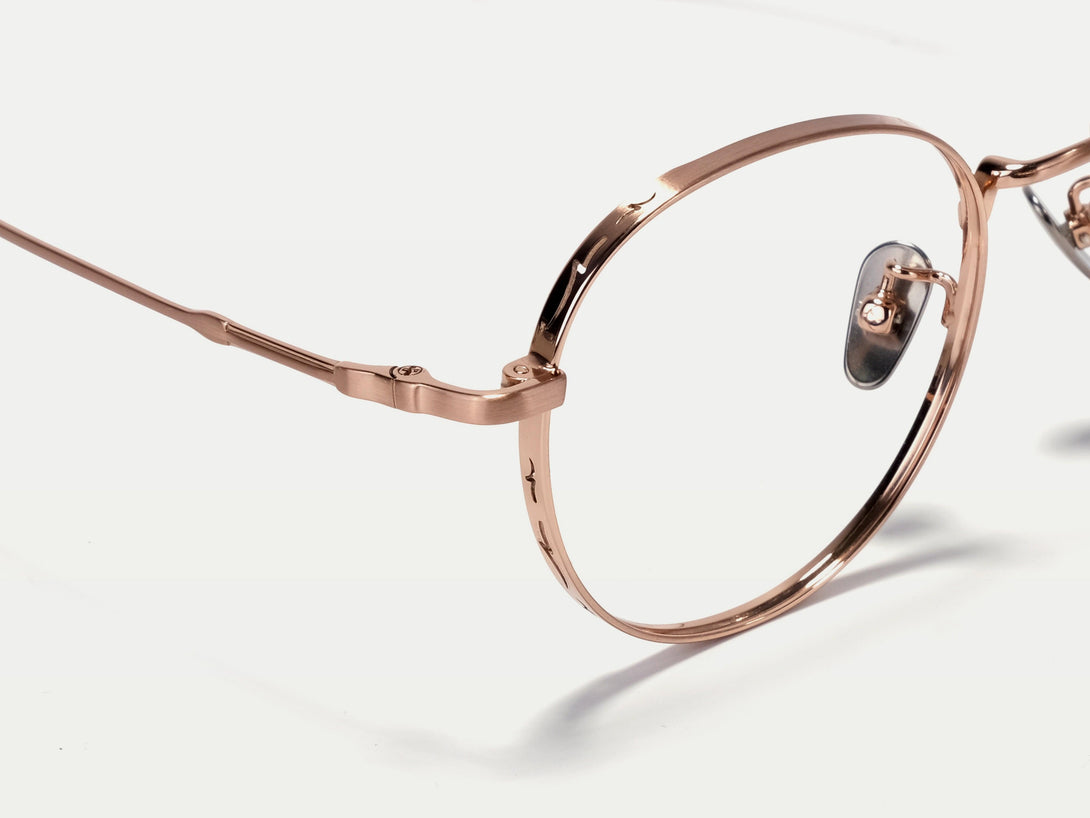 Sicily | Retro-Chic Full-rim Titanium Round Eyeglasses