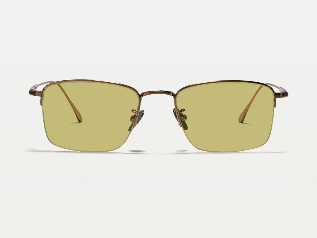 Grayson | ZanyLen Semi-rimless Thin Wire Tinted Sunglasses