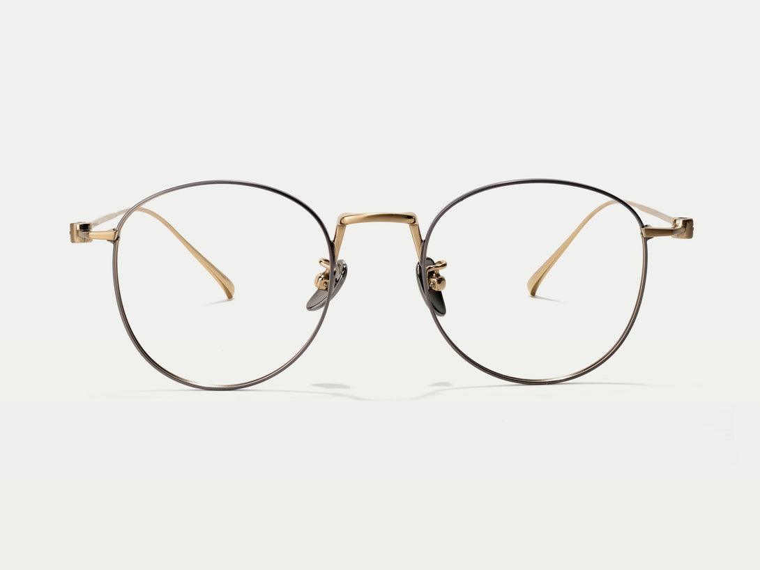 Sidney | Vintage-Chic Superlight Titanium Round Eyeglasses