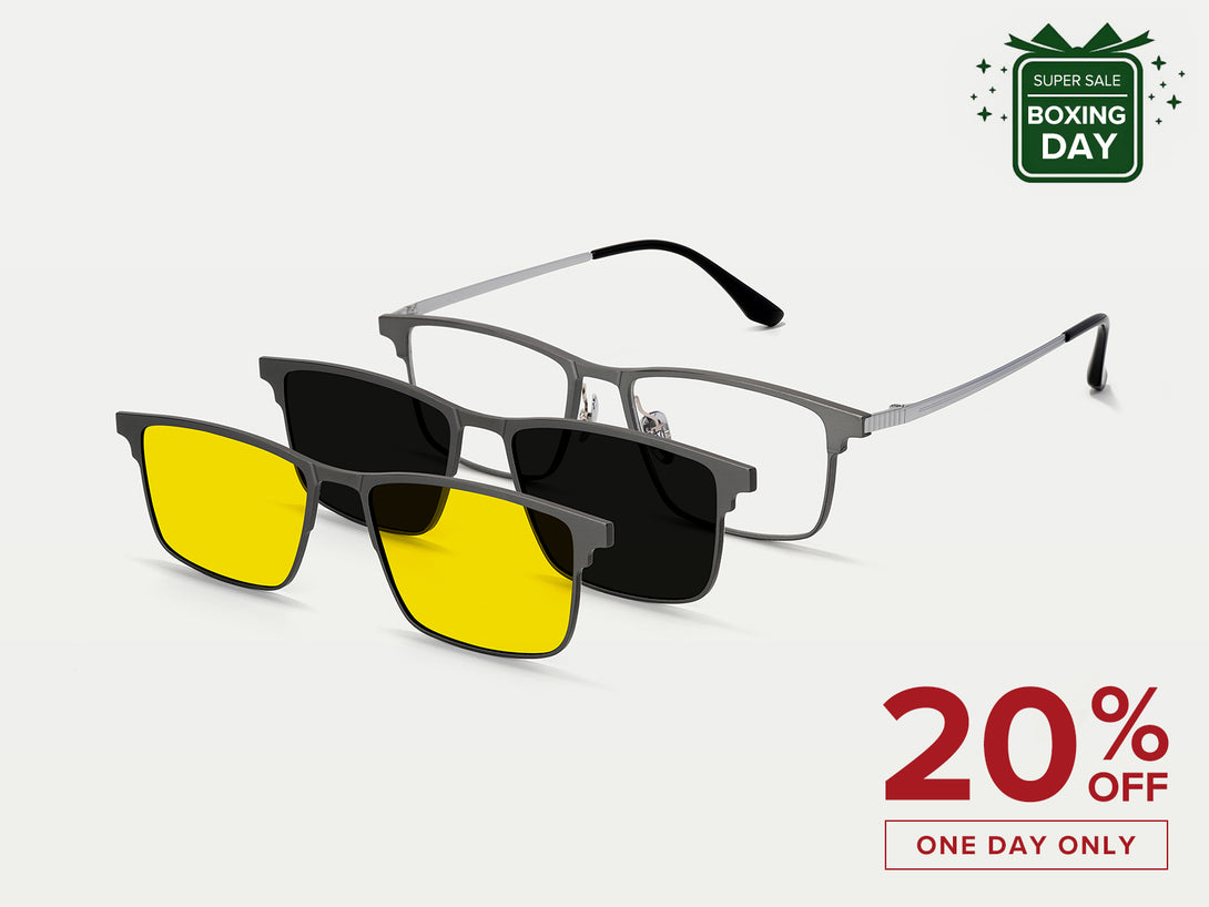 Jensen | Magnetic Clip-on Glasses | ZanyLen New Arrival 2024