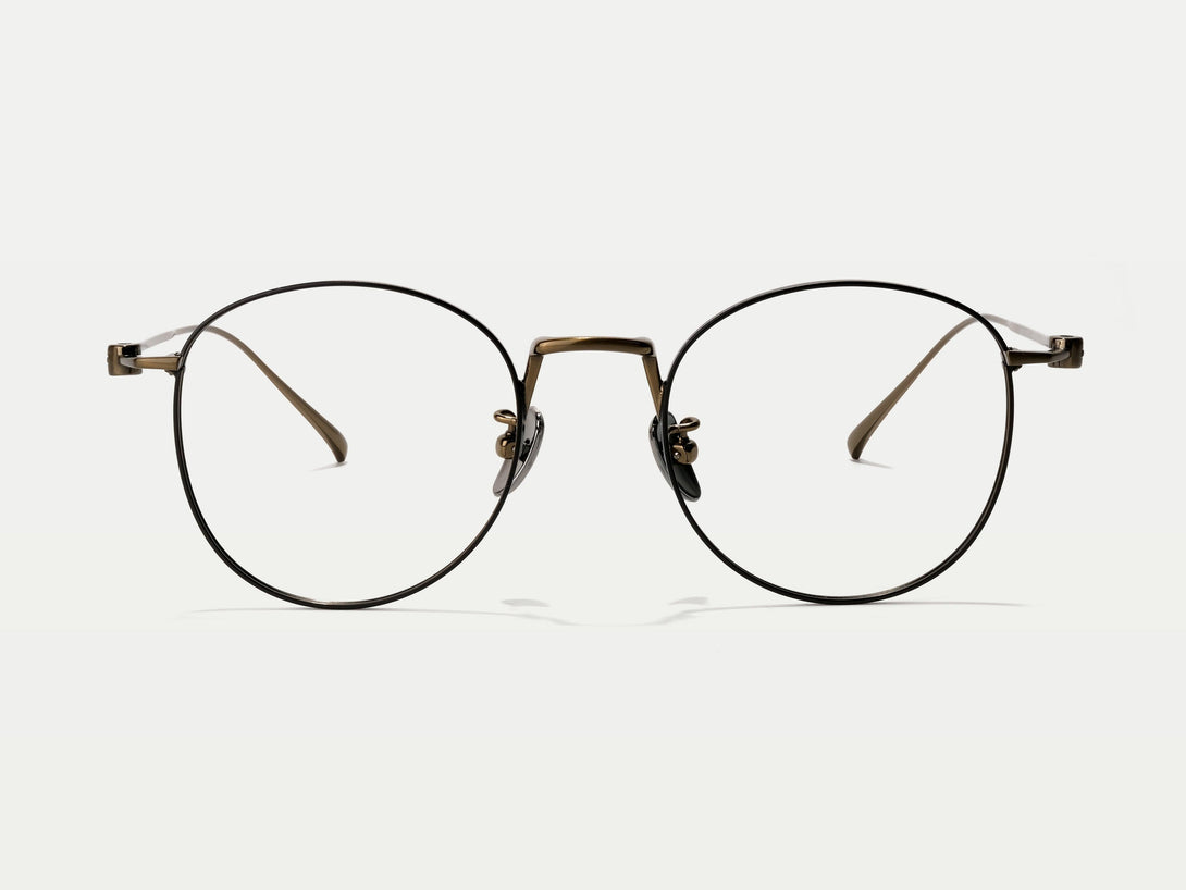 Sidney | Vintage-Chic Superlight Titanium Round Eyeglasses