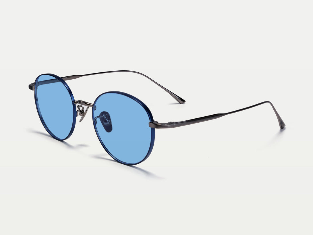 Addison | ZanyLen Stylish Thin Wire Round Tinted Sunglasses