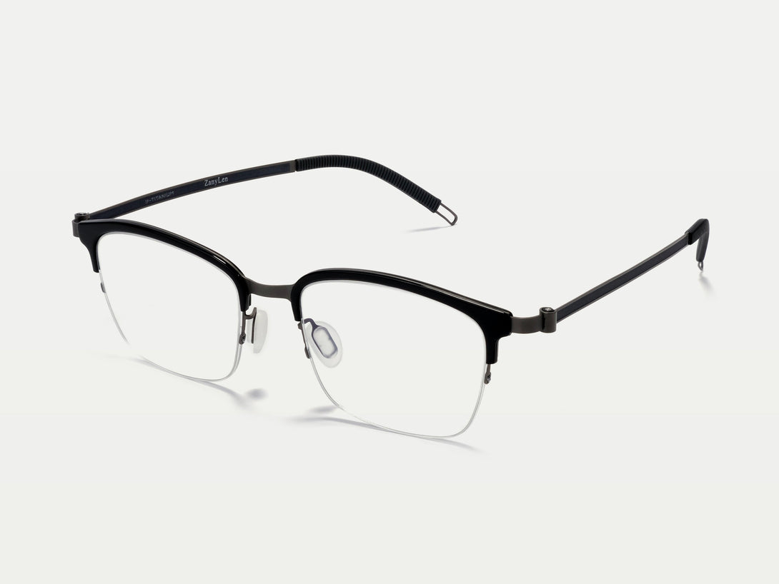 Parker | Superlight Semi-Rimless Screwless Eyeglasses