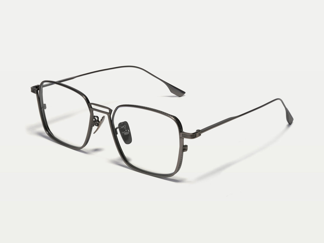 Noah | Classic ZanyLen Designed Large-sized Thin Wire Titanium Eyeglasses