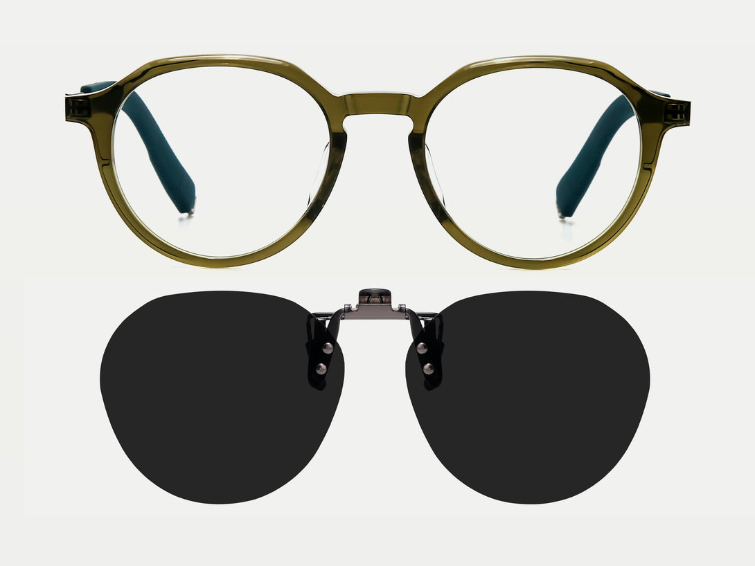 Egbert | Keyhole Geometric Acetate Eyeglasses | ZanyLen New Arrival 2025