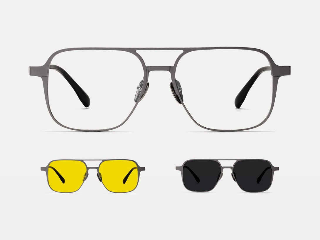 Arnold | Magnetic Clip-on Glasses | ZanyLen New Arrival 2024