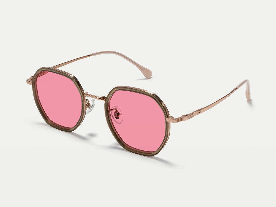 Scarlett | Stylish Geometric Tinted Sunglasses | ZanyLen New Arrival 2024