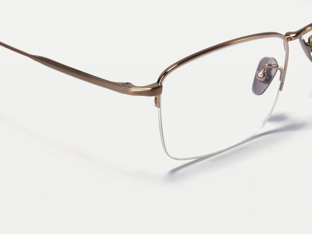 Gatsby | ZanyLen Classic Designed Semi-Rimless Titanium Eyeglasses