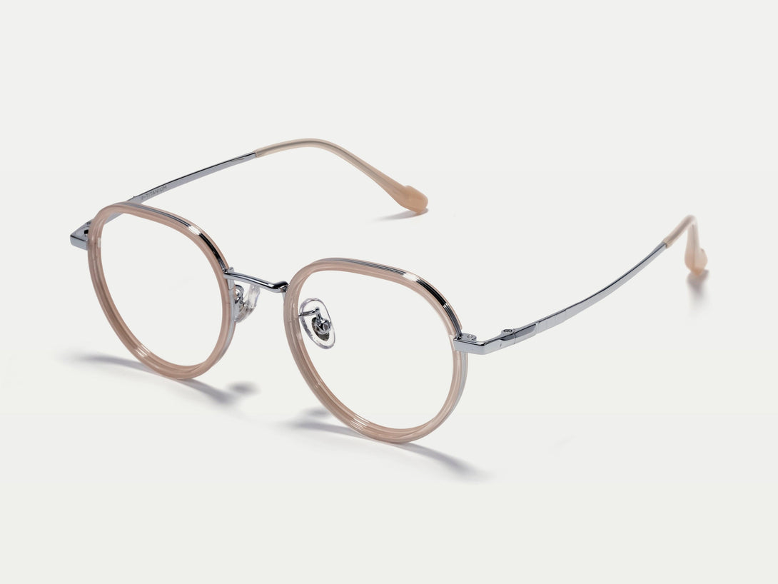 Cindy | Stylish  Lightweight Acetate & Titanium Oval Eyeglasses