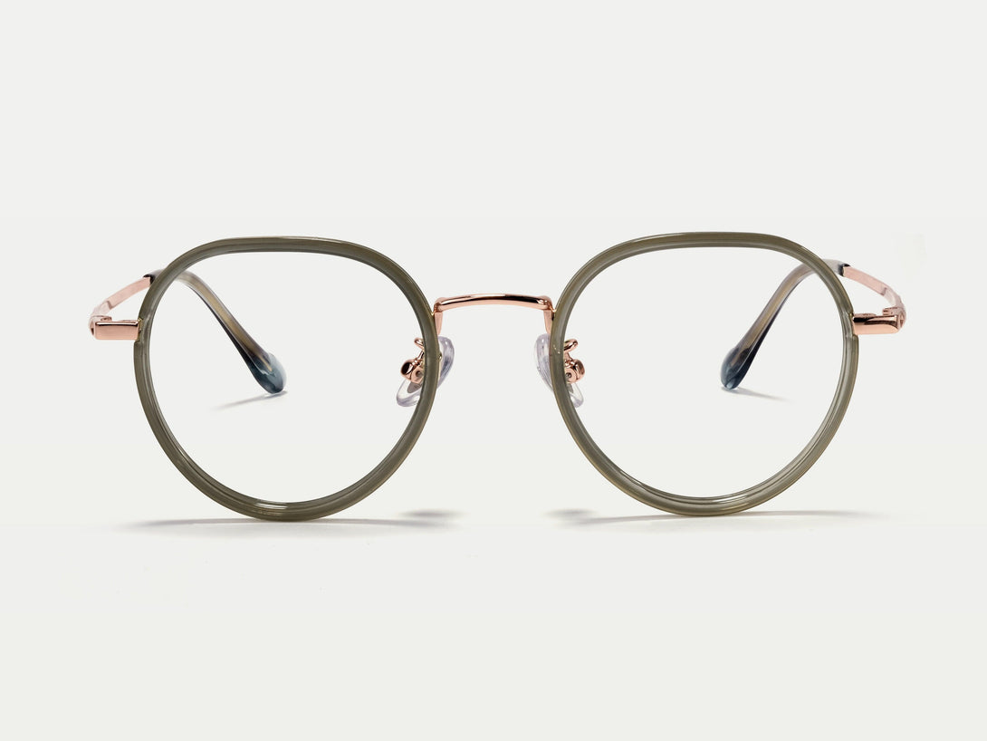 Cindy | Stylish  Lightweight Acetate & Titanium Oval Eyeglasses