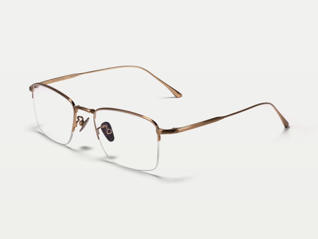 Gatsby | ZanyLen Classic Designed Semi-Rimless Titanium Eyeglasses