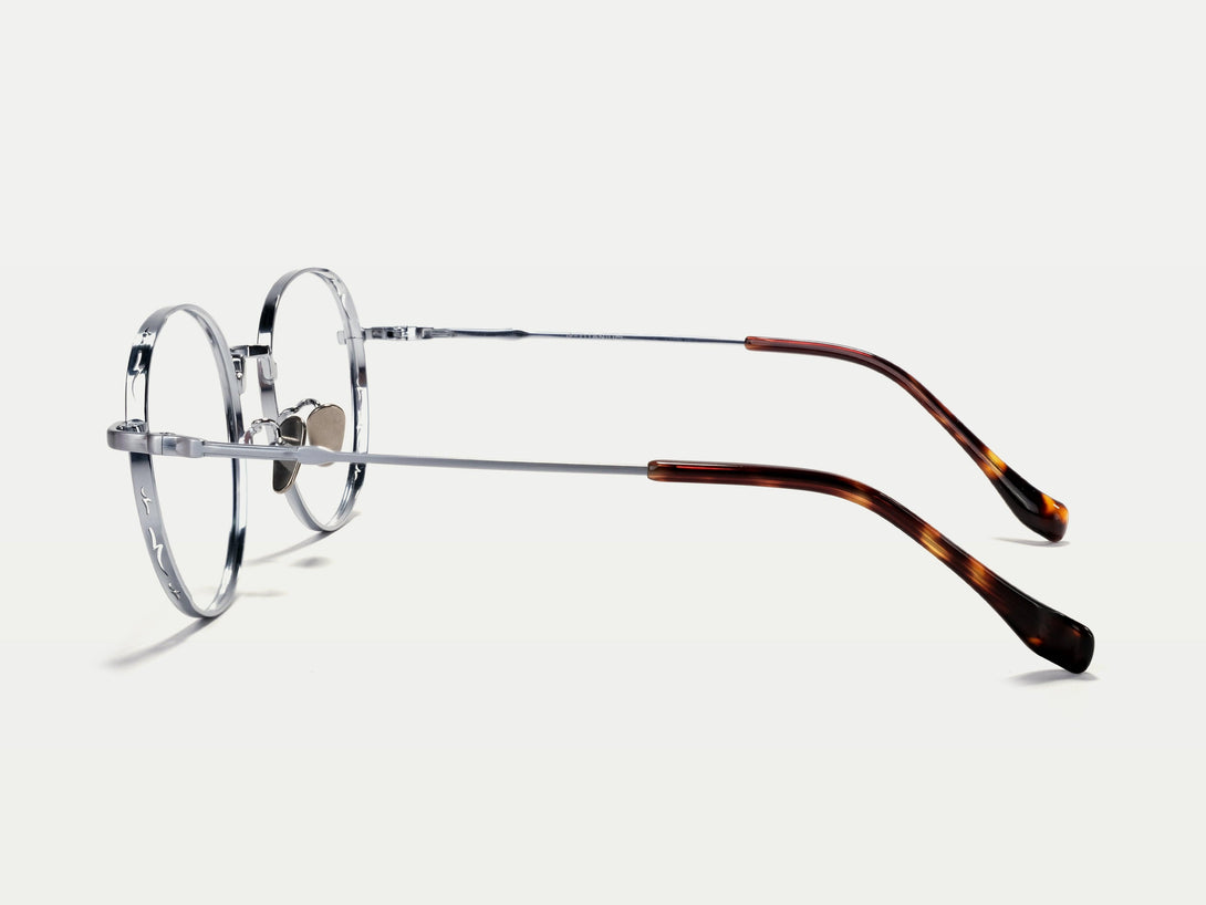 Sicily | Retro-Chic Full-rim Titanium Round Eyeglasses