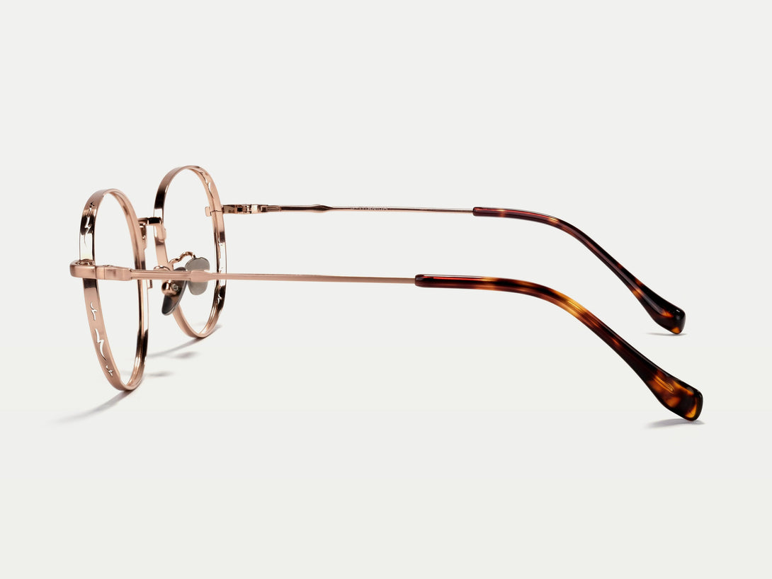 Sicily | Retro-Chic Full-rim Titanium Round Eyeglasses