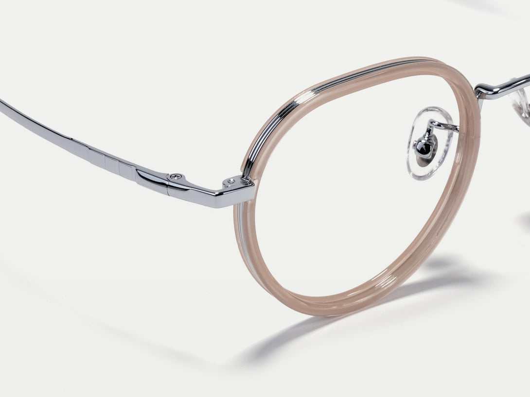 Cindy | Stylish  Lightweight Acetate & Titanium Oval Eyeglasses