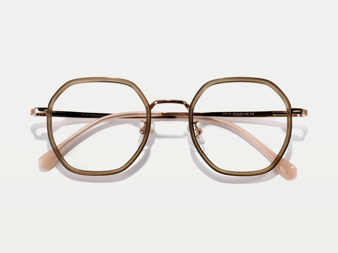 Ruby | Lightweight & Fashionable Geometric Crystal Eyeglasses