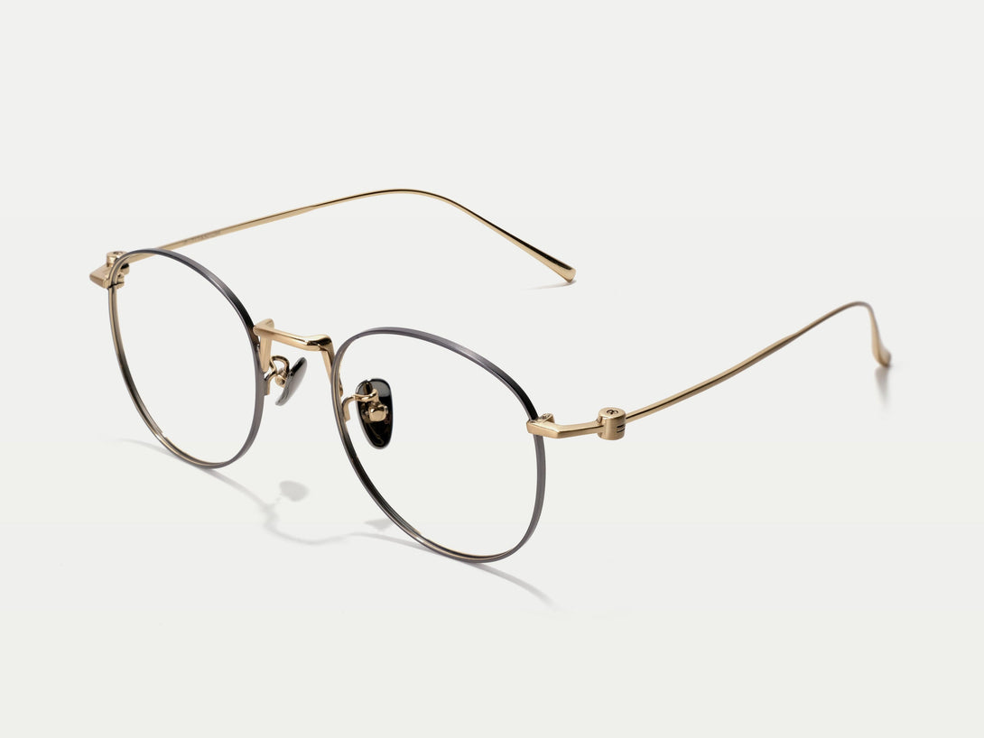 Sidney | Vintage-Chic Superlight Titanium Round Eyeglasses