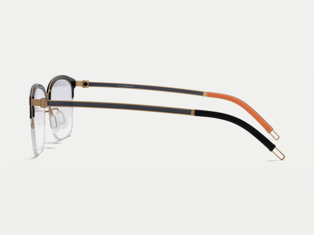 Parker | Superlight Semi-Rimless Screwless Eyeglasses