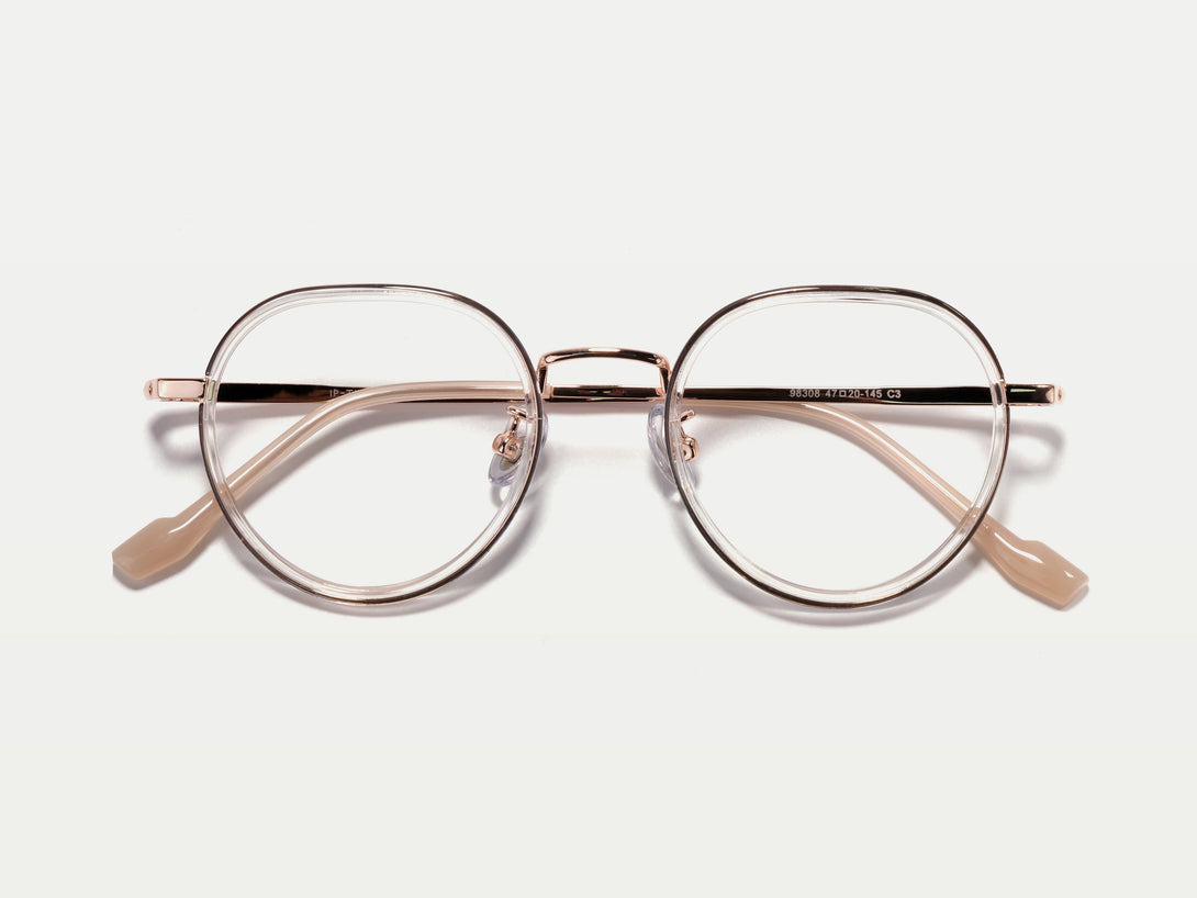 Cindy | Stylish  Lightweight Acetate & Titanium Oval Eyeglasses