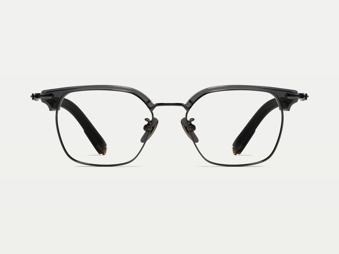 Santino | Retro Acetate Browline Titanium Eyeglasses | ZanyLen 2025 New Arrival