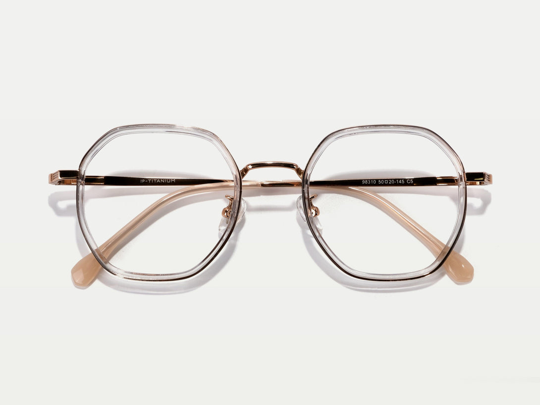 Ruby | Lightweight & Fashionable Geometric Crystal Eyeglasses