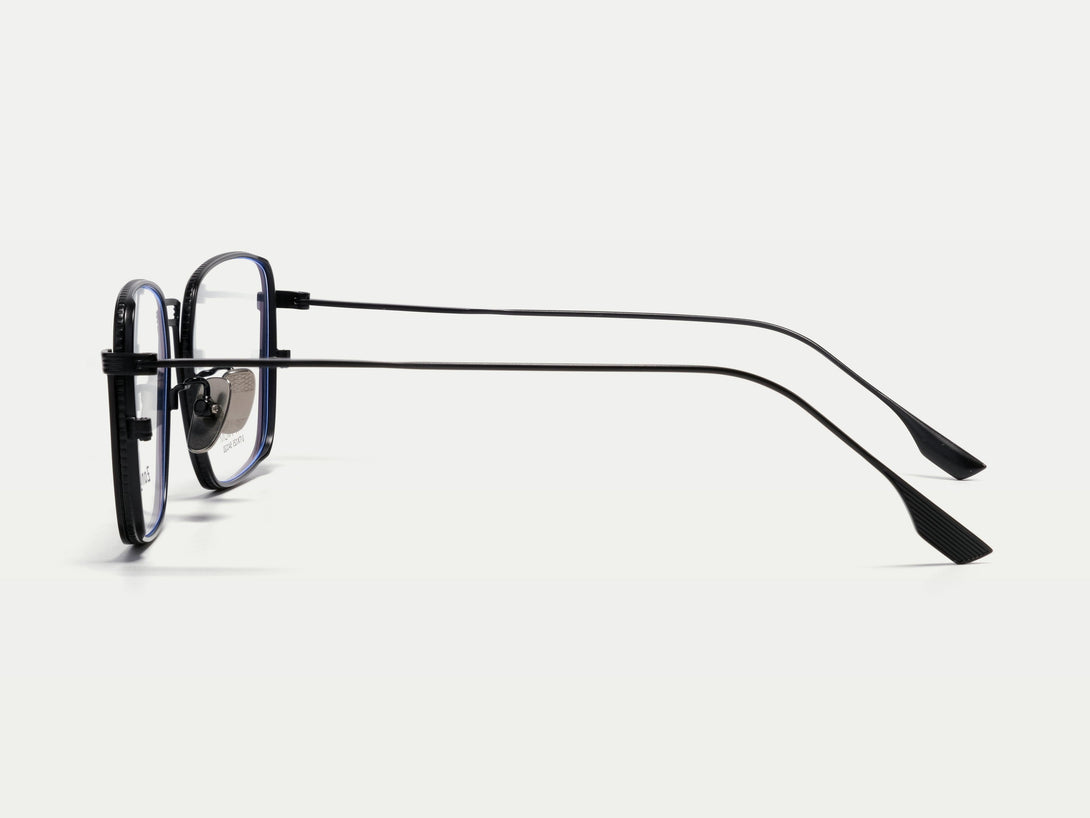 Noah | Classic ZanyLen Designed Large-sized Thin Wire Titanium Eyeglasses