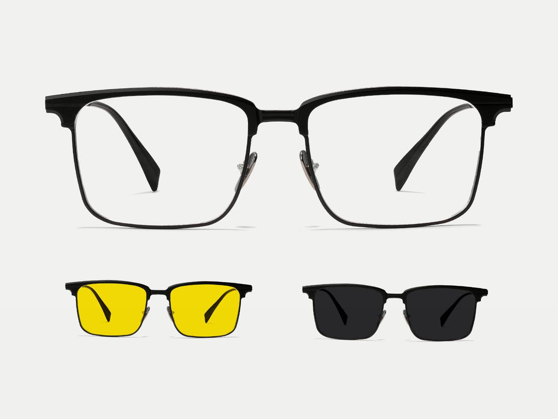 Alan | Magnetic Clip-on Glasses | ZanyLen New Arrival 2024