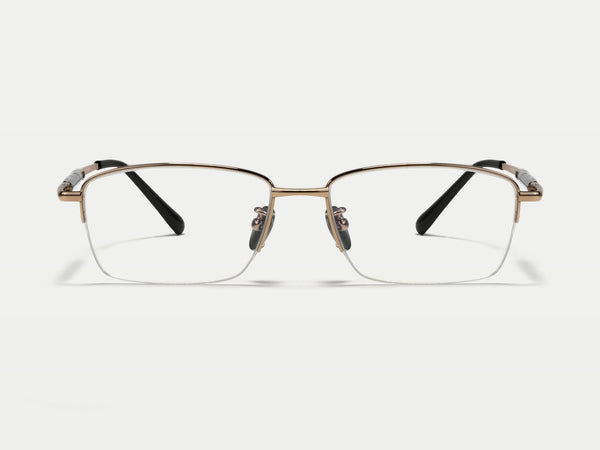 Bill | Semi-rimless Classic Titanium Glasses | ZanyLen 2024 New Arrival