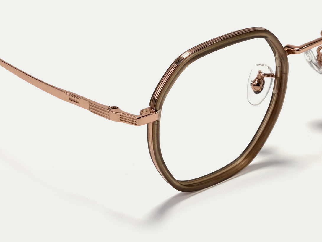 Ruby | Lightweight & Fashionable Geometric Crystal Eyeglasses