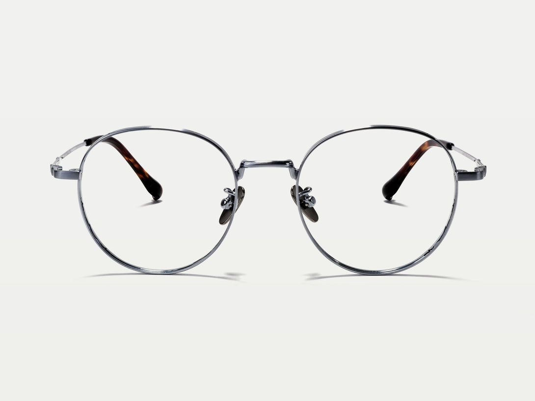 Sicily | Retro-Chic Full-rim Titanium Round Eyeglasses