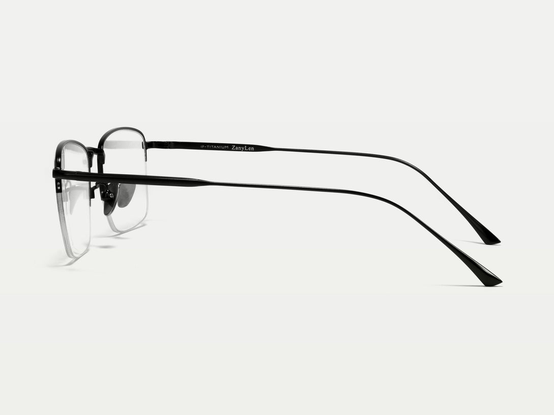 Gatsby | ZanyLen Classic Designed Semi-Rimless Titanium Eyeglasses