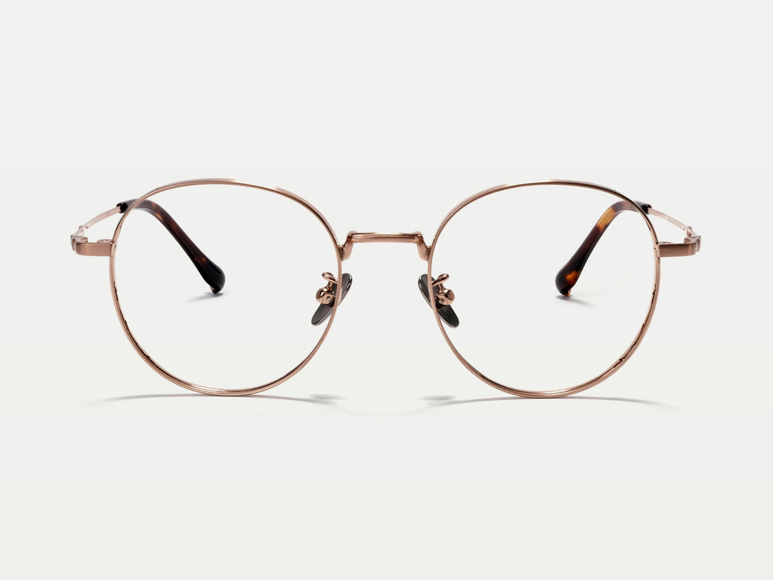 Sicily | Retro-Chic Full-rim Titanium Round Eyeglasses