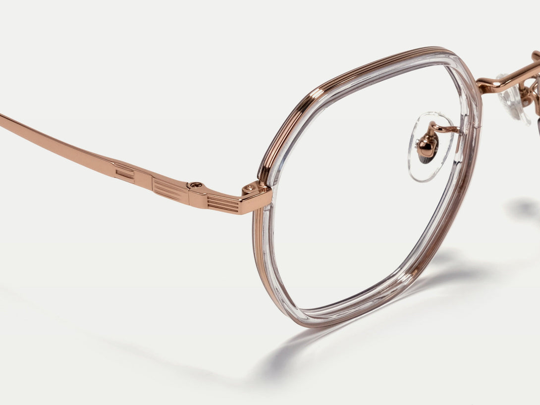 Ruby | Lightweight & Fashionable Geometric Crystal Eyeglasses