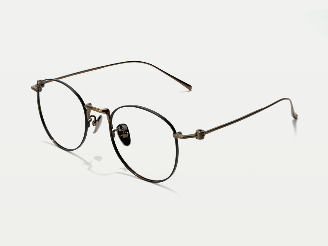 Sidney | Vintage-Chic Superlight Titanium Round Eyeglasses