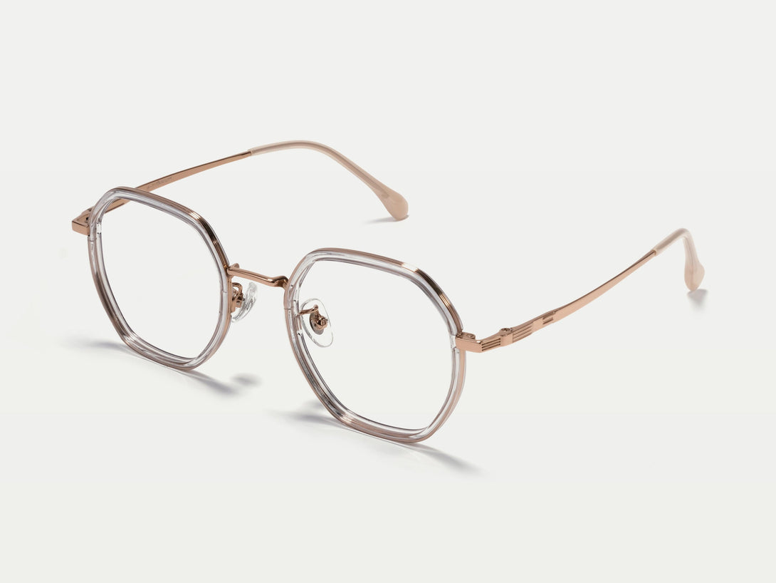 Ruby | Lightweight & Fashionable Geometric Crystal Eyeglasses