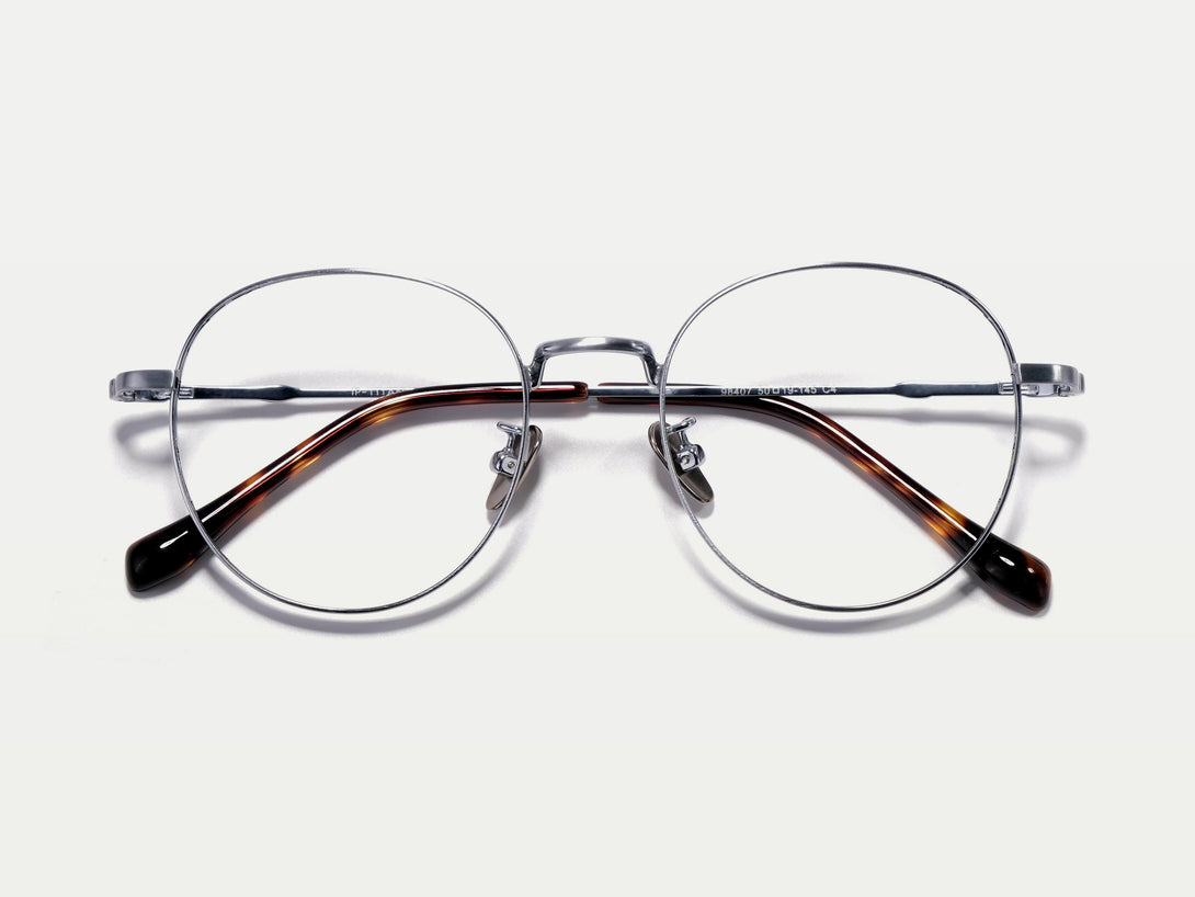 Sicily | Retro-Chic Full-rim Titanium Round Eyeglasses