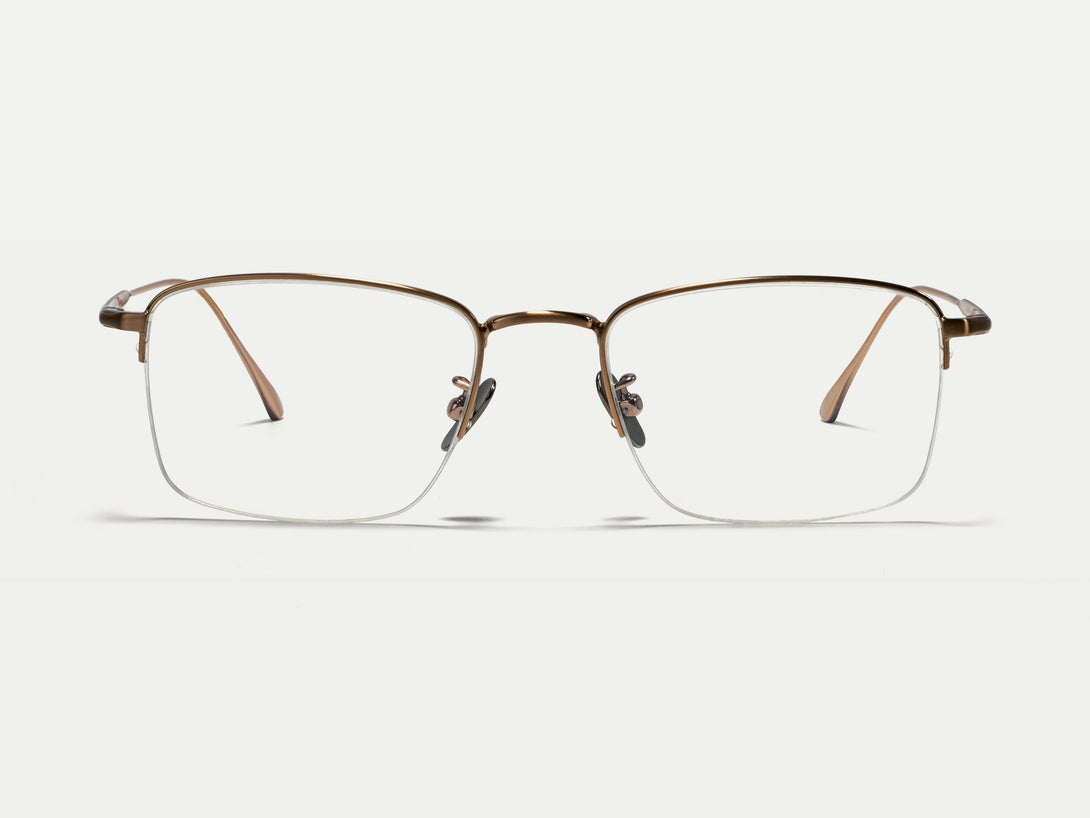 Gatsby | ZanyLen Classic Designed Semi-Rimless Titanium Eyeglasses