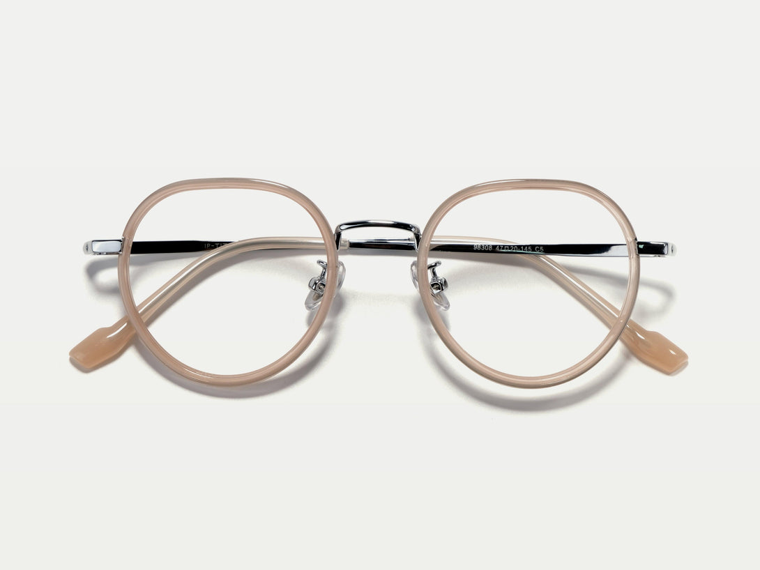 Cindy | Stylish  Lightweight Acetate & Titanium Oval Eyeglasses