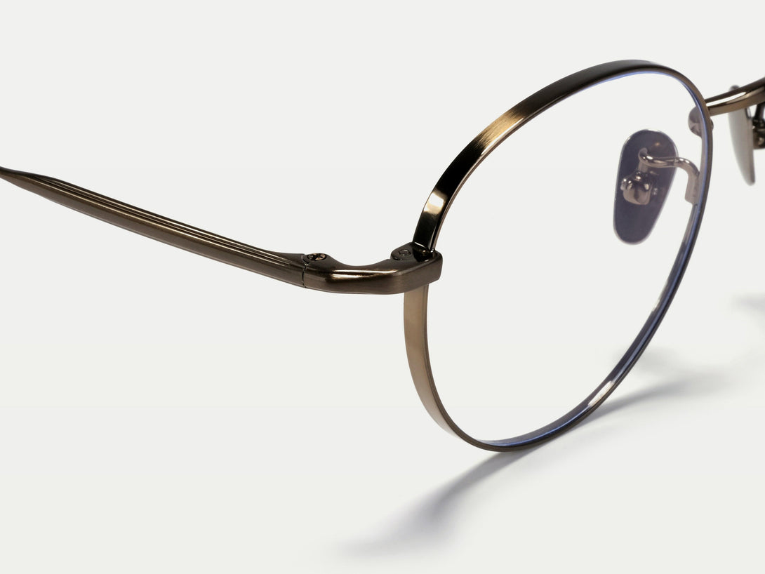 Taylor | Vintage-Chic Thin Wire Flexible Lightweight Round Eyeglasses