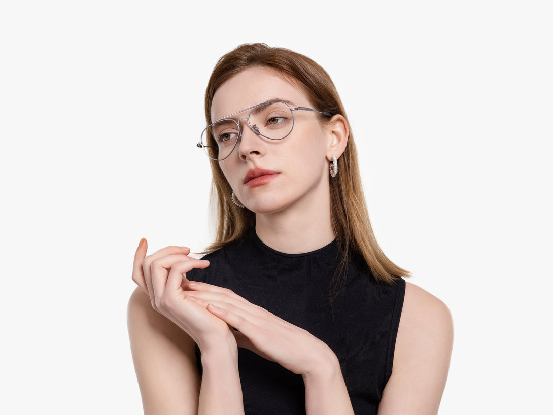 Johnson | Lightweight Thin Wire Titanium Eyeglasses | ZanyLen 2025 Hottest