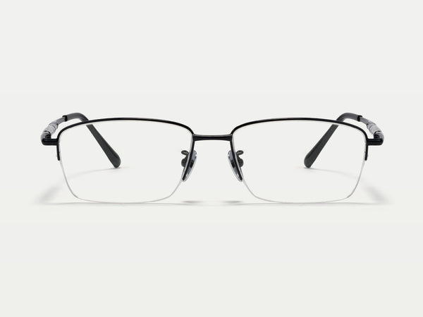 Bill | Semi-rimless Classic Titanium Glasses | ZanyLen 2024 New Arrival