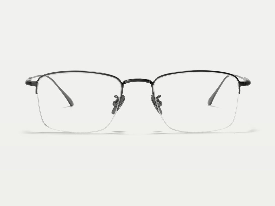 Gatsby | ZanyLen Classic Designed Semi-Rimless Titanium Eyeglasses