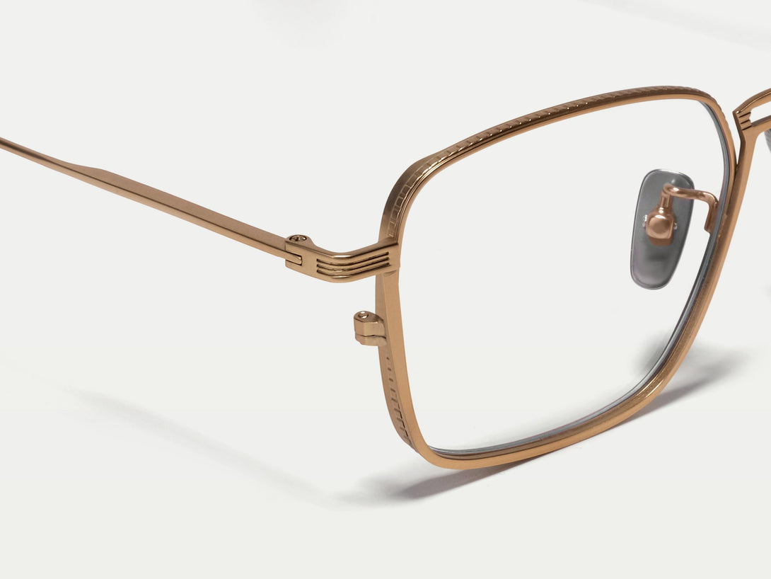 Noah | Classic ZanyLen Designed Large-sized Thin Wire Titanium Eyeglasses