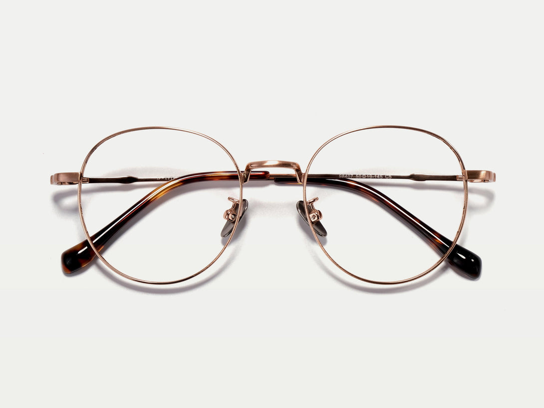 Sicily | Retro-Chic Full-rim Titanium Round Eyeglasses